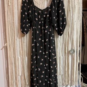 Billabong Floral Black Dress